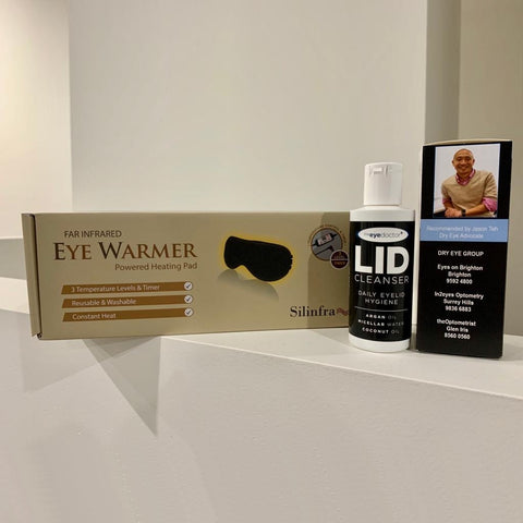 Infrared Eye Warmer (Powered Heating Pad) + Lid Cleanser